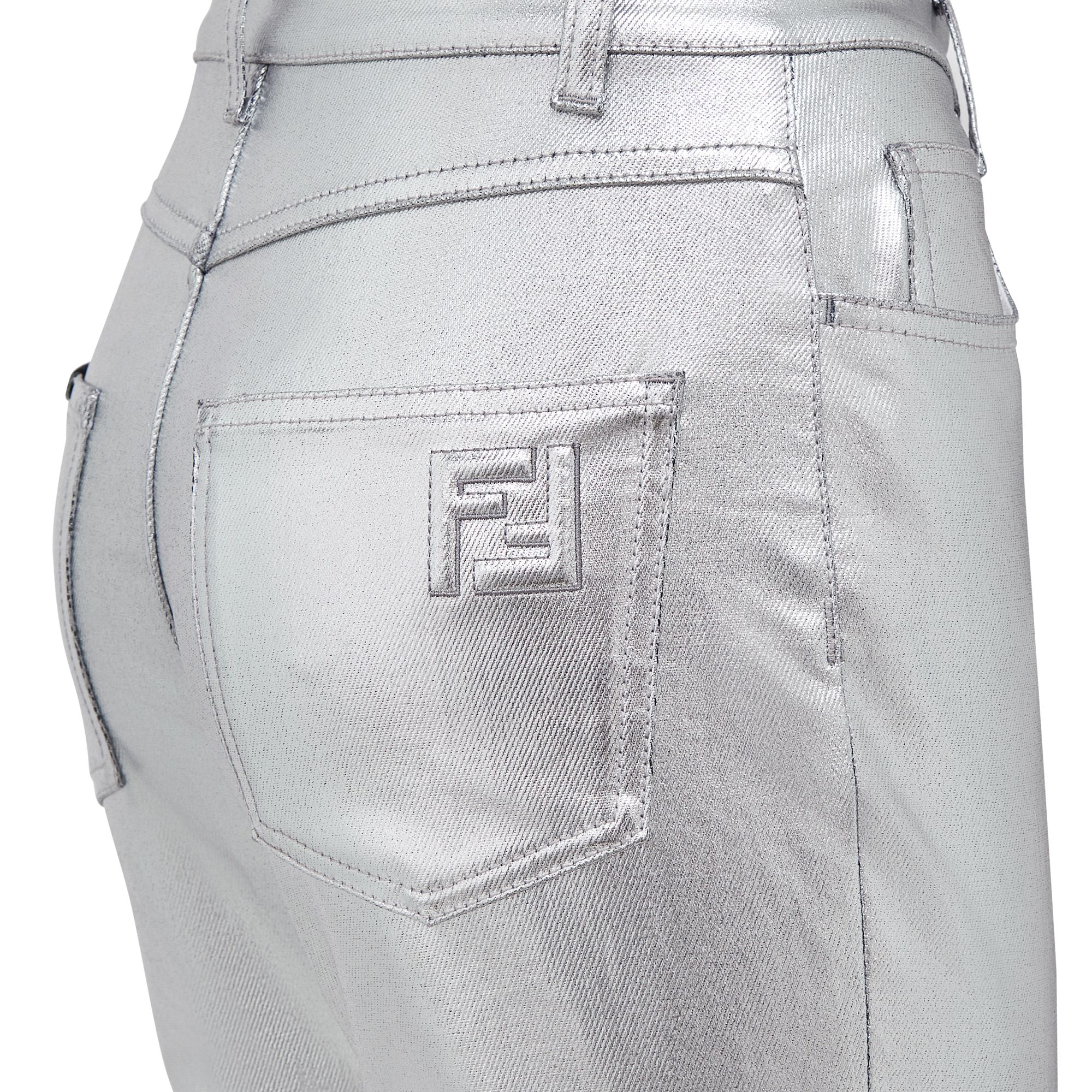 Women's Pantalone - Silver Colour - Image 3