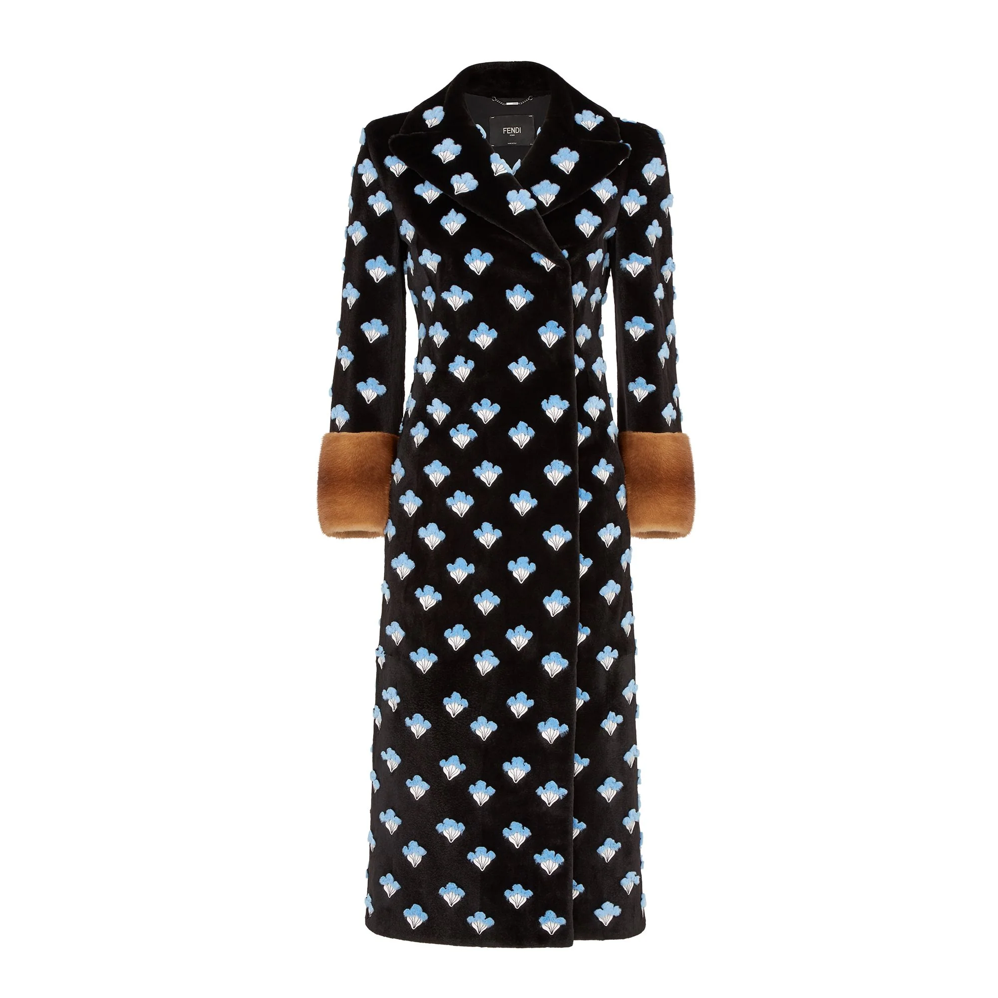 Women's Atelier Coat - Black + Multicolor