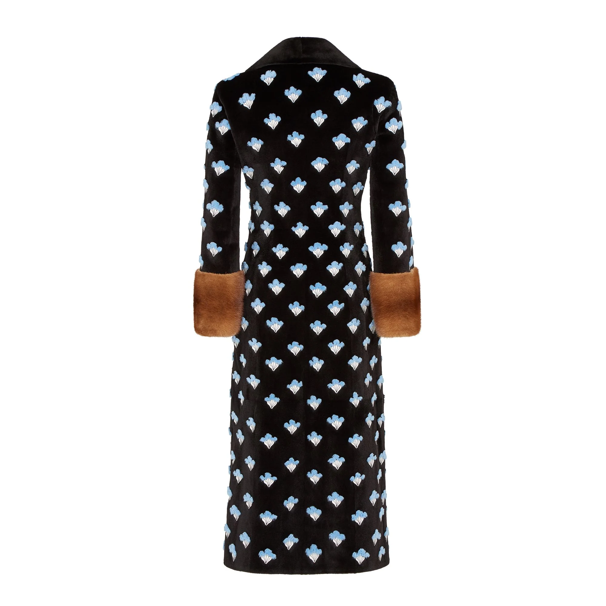 Women's Atelier Coat - Black + Multicolor - Image 2