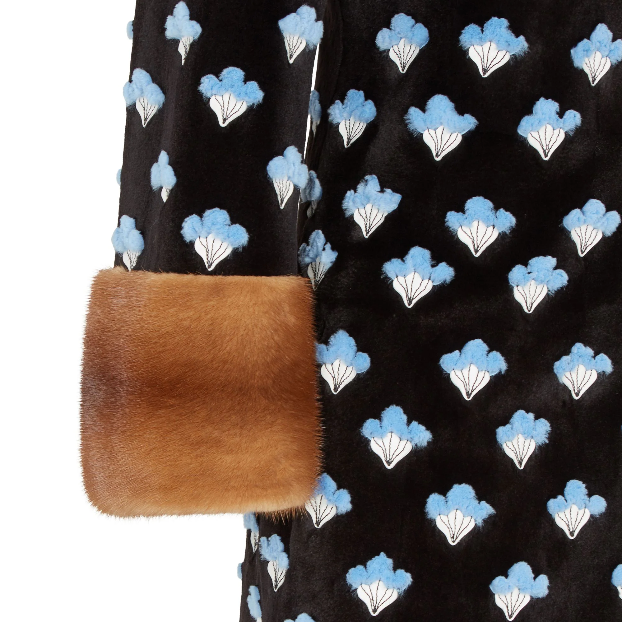 Women's Atelier Coat - Black + Multicolor - Image 3