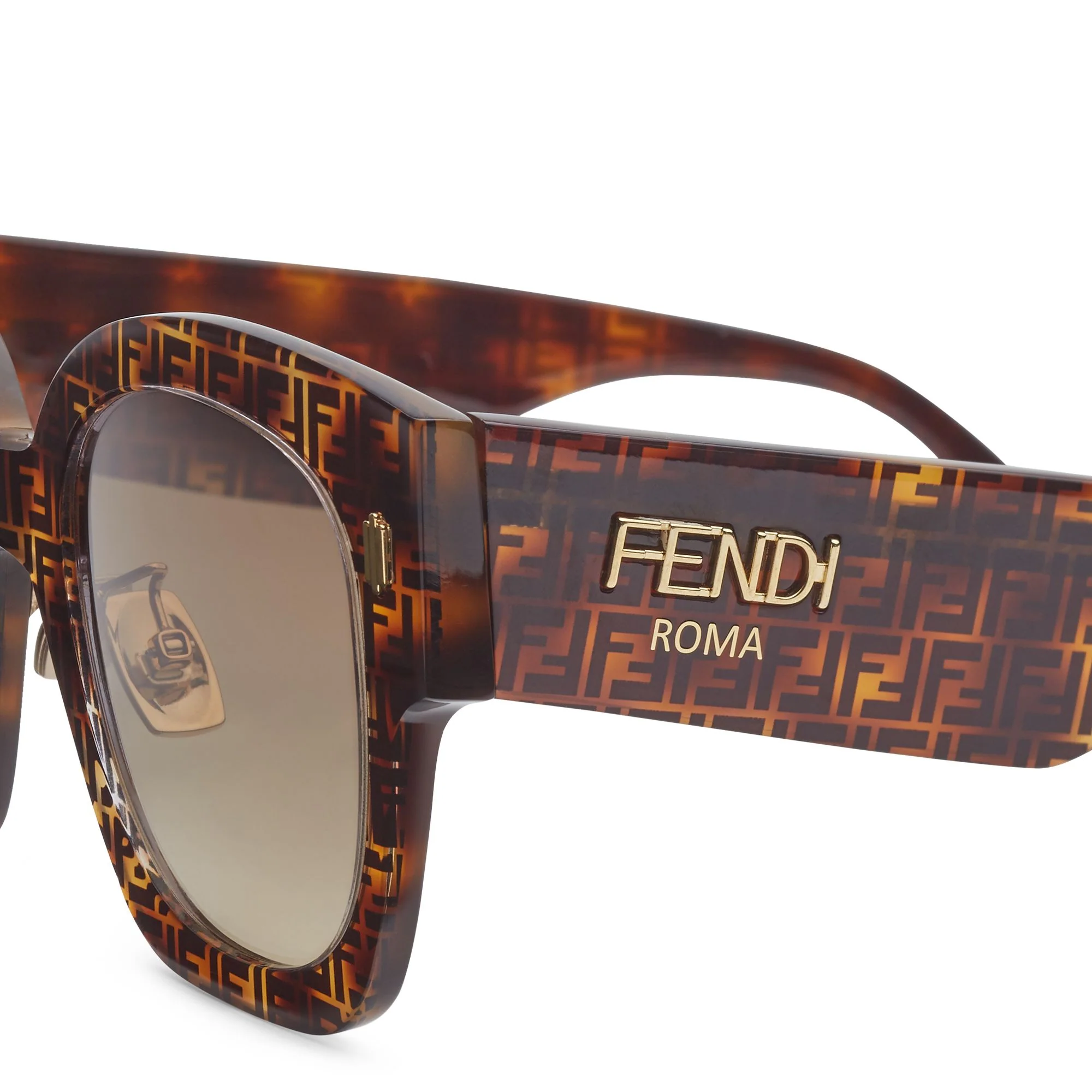 Women's Fendi Roma Sunglasses - Havana Ff - Image 3