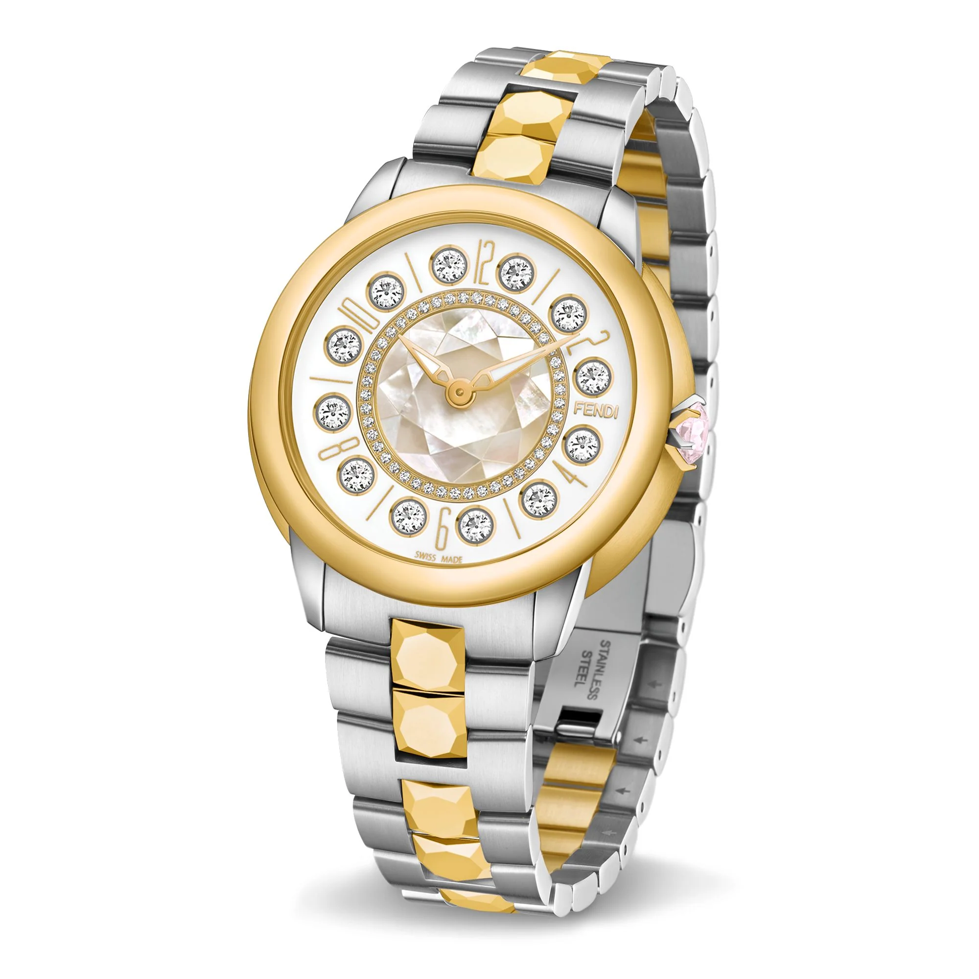 Women's Watch Ishine Gpy w/Diam - White Mop T01 - Image 2