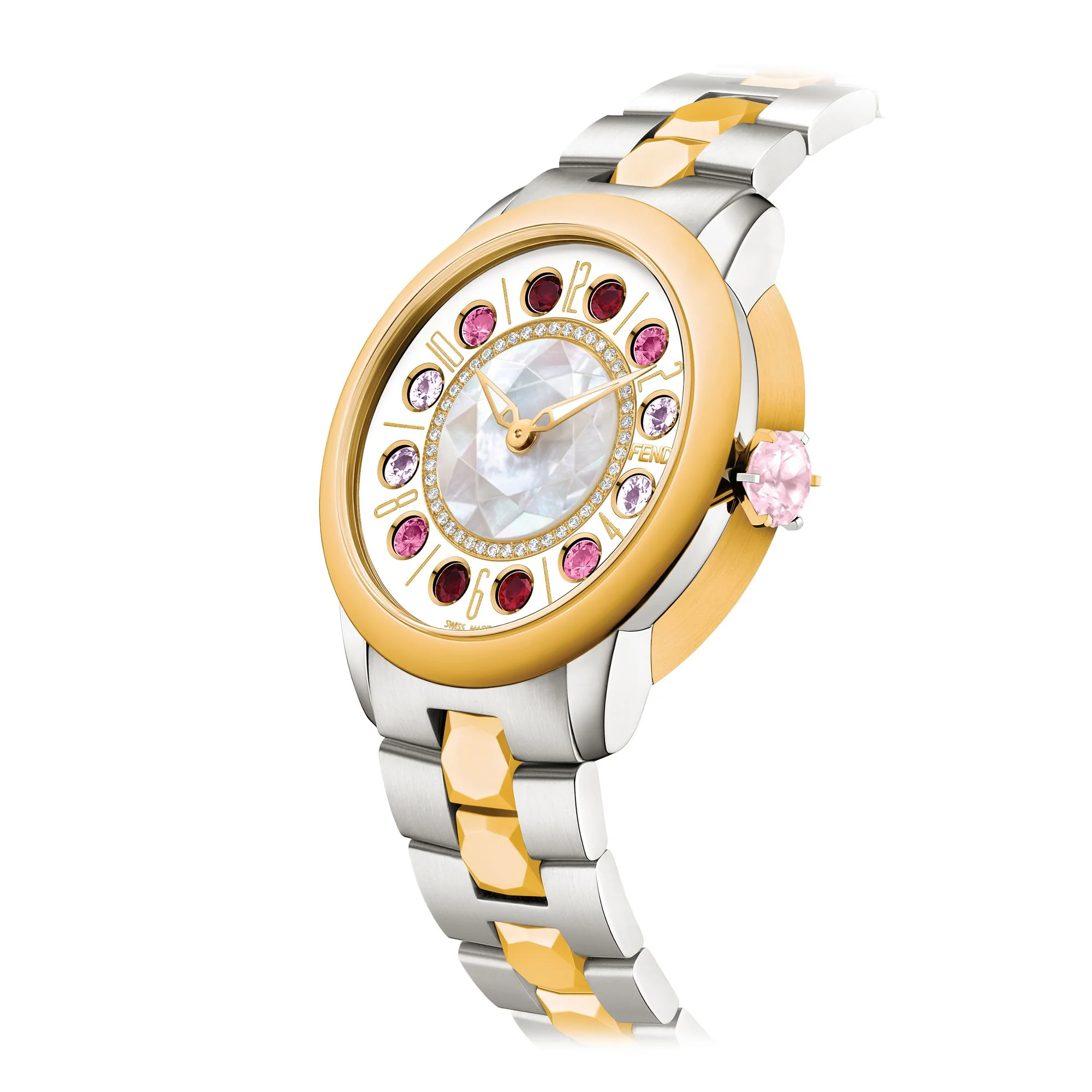 Women's Watch Ishine Gpy w/Diam - White Mop T01 - Image 3