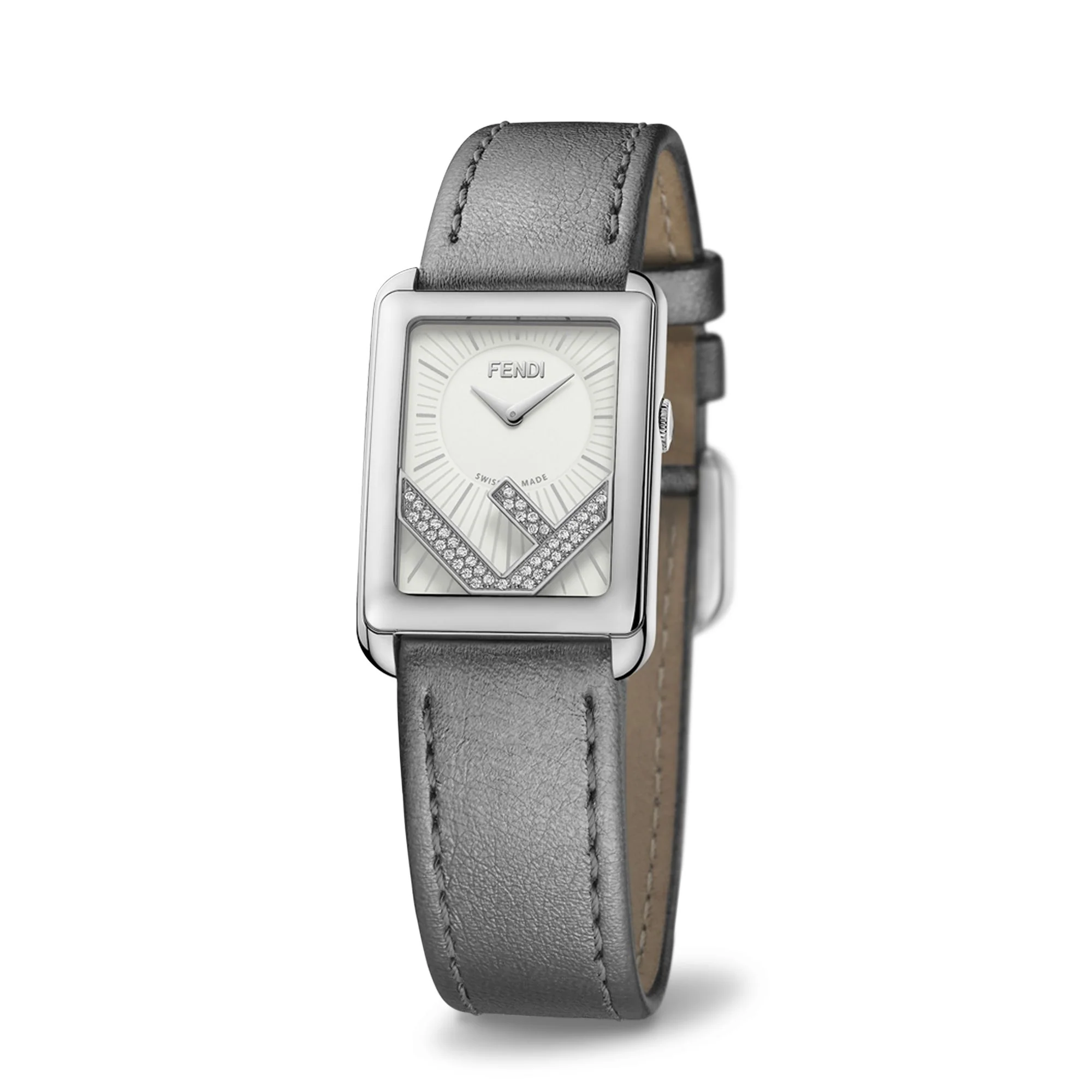 Women's Run Away Rectangle - White / Grey - Image 2