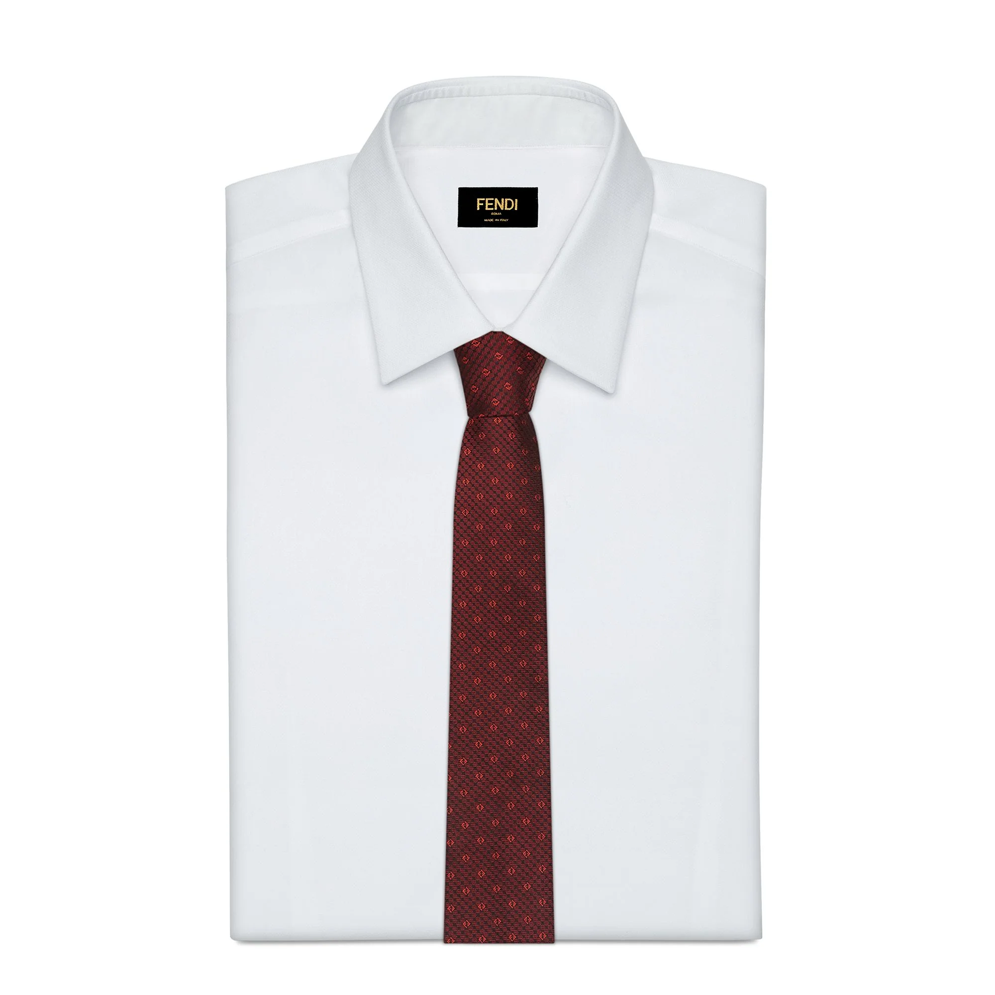 Men's FF Cravatta 8cm - Red - Image 2
