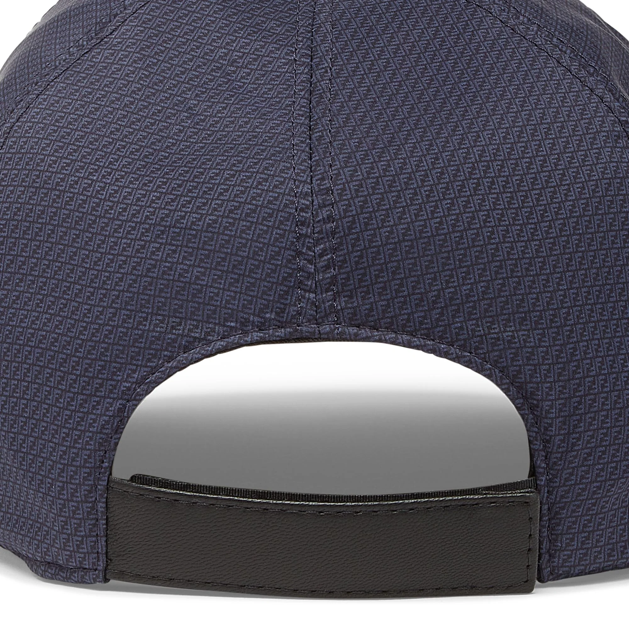 Men's FF Baseball Hat - Black + Blue - Image 2