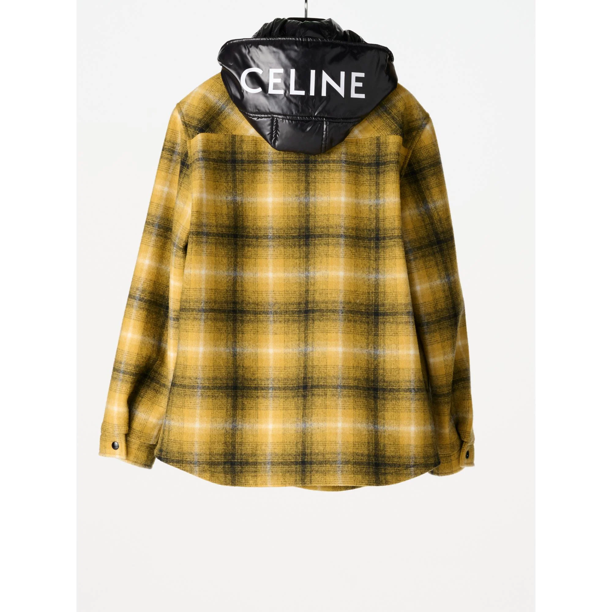 Hooded Overshirt - Yellow/Black (FRECKL TEST) - Image 4