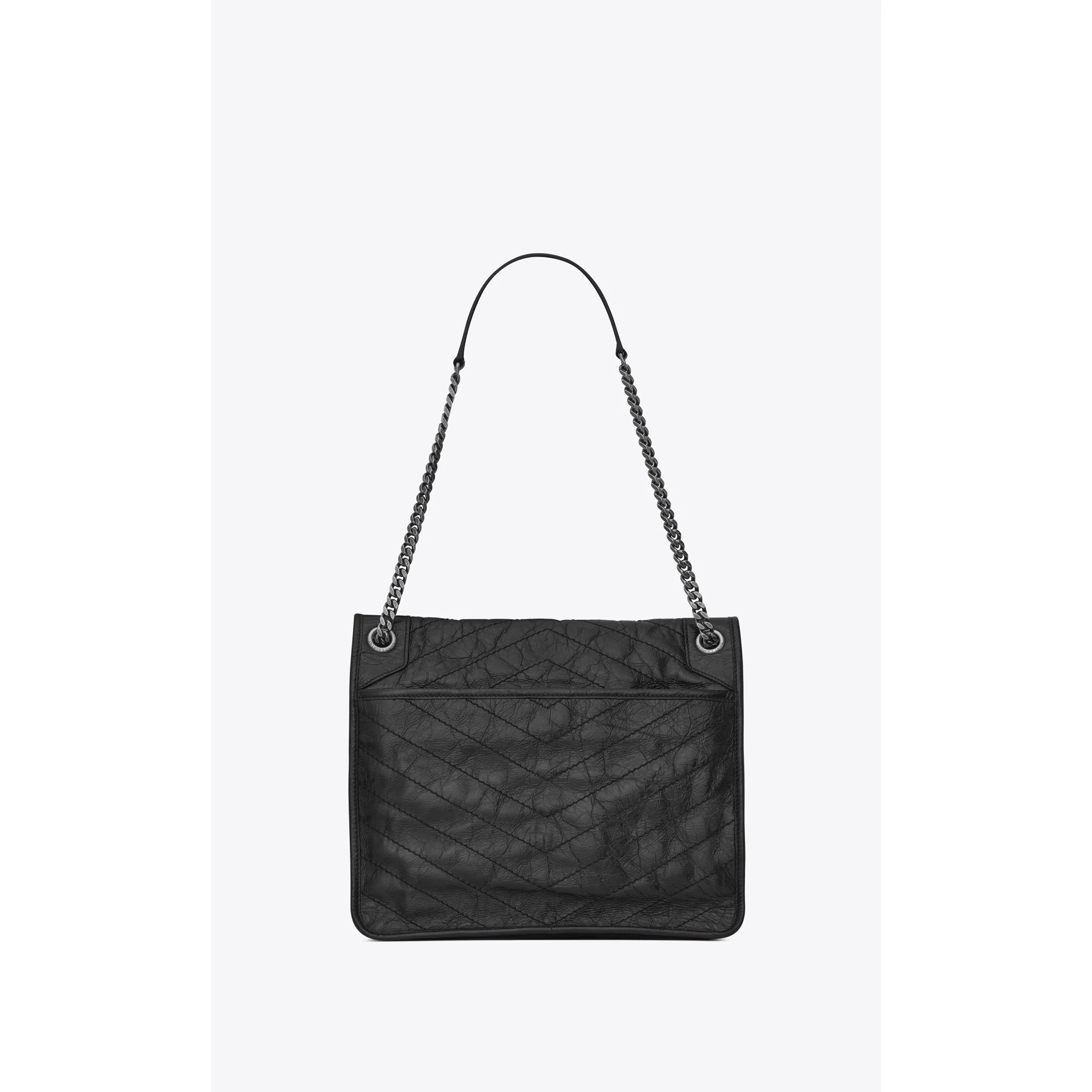 Large Niki Chain Bag - Nero - Image 2