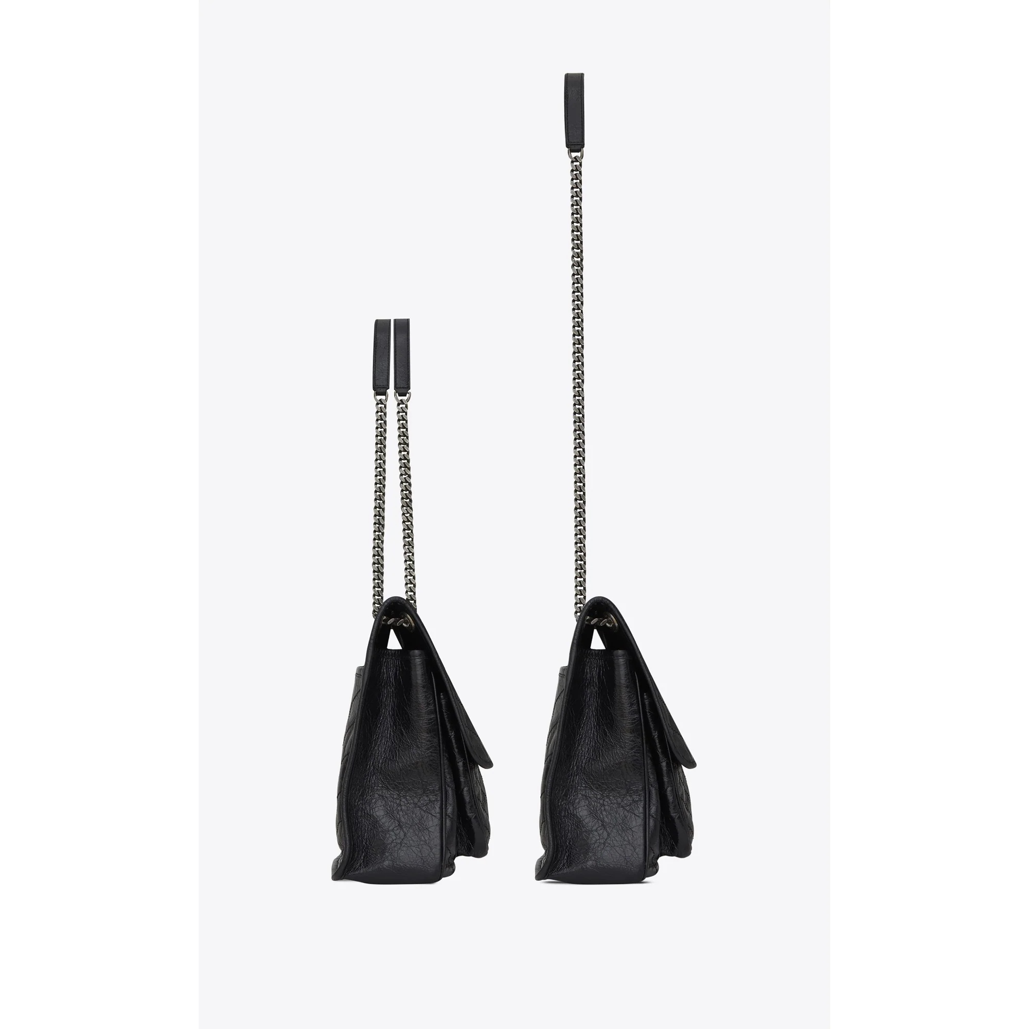 Large Niki Chain Bag - Nero - Image 3