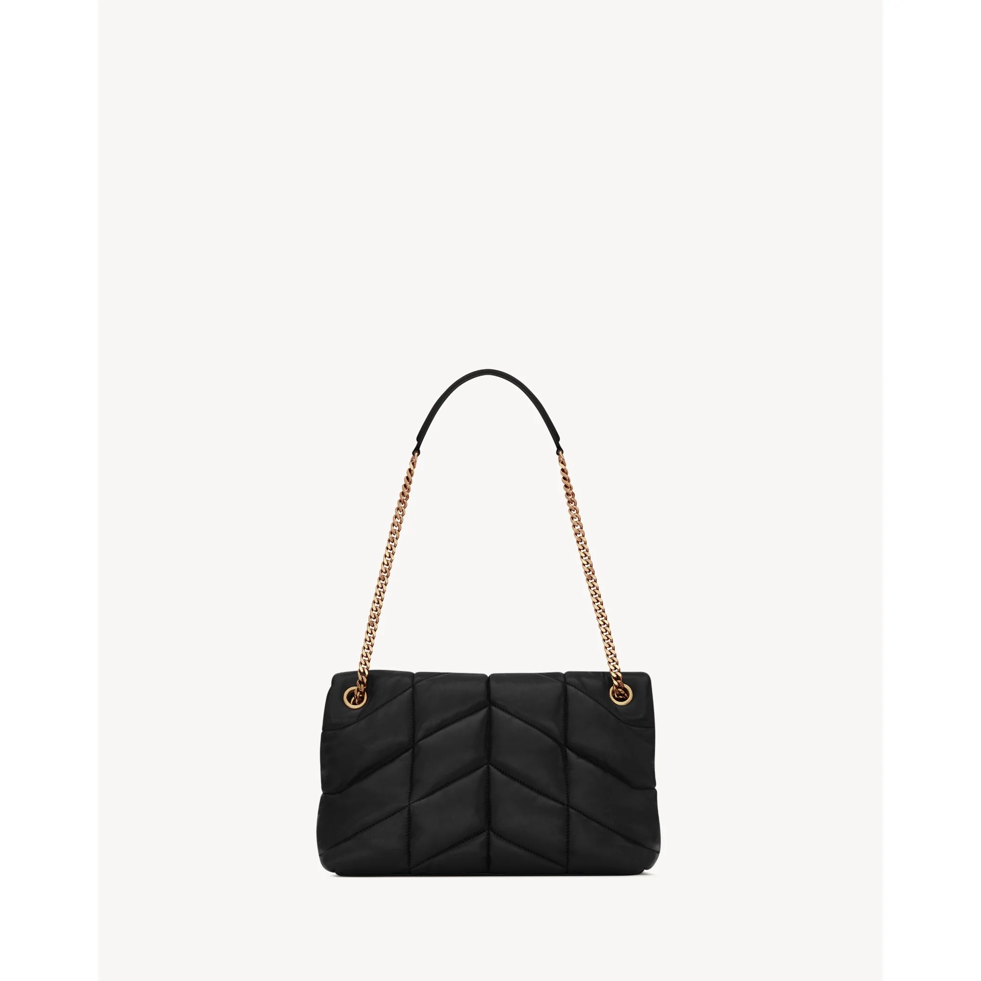Small Puffer Chain Bag - Nero - Image 2