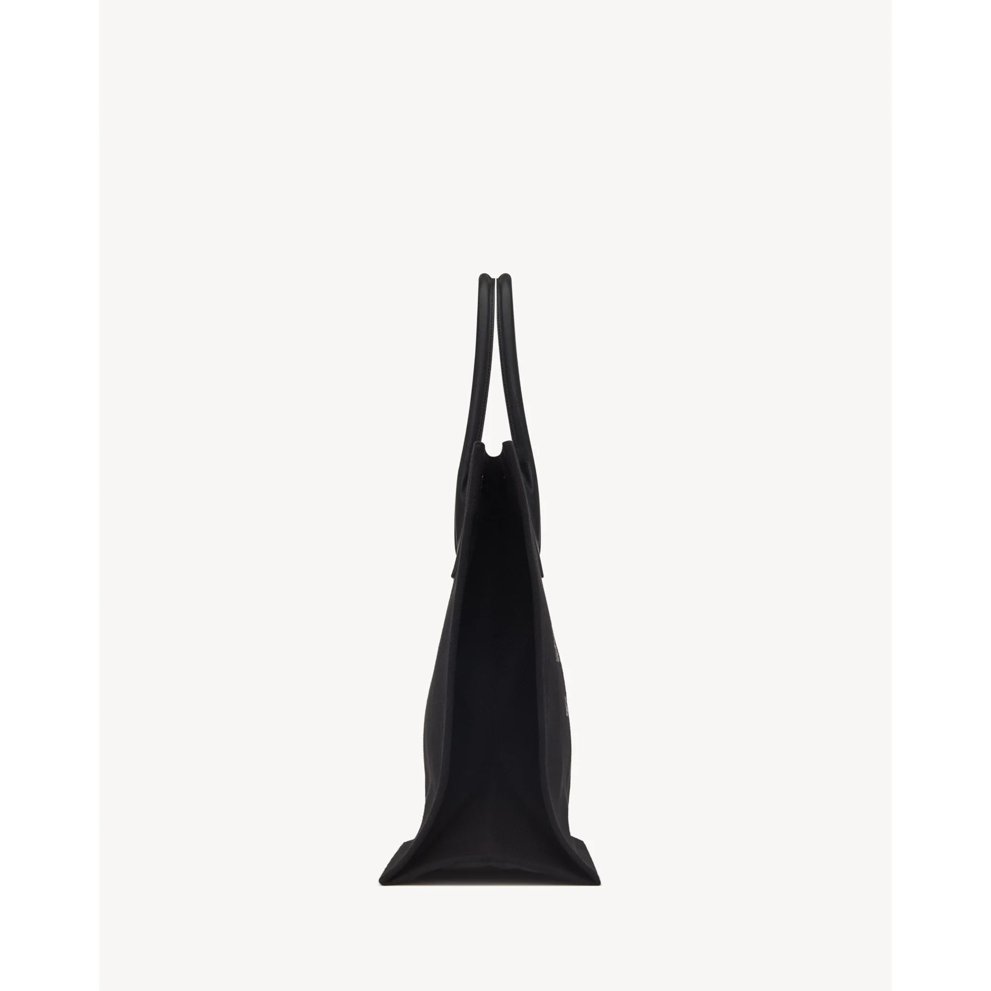 Large Rive Gauche Tote Bag - Nero/Bianco - Image 3