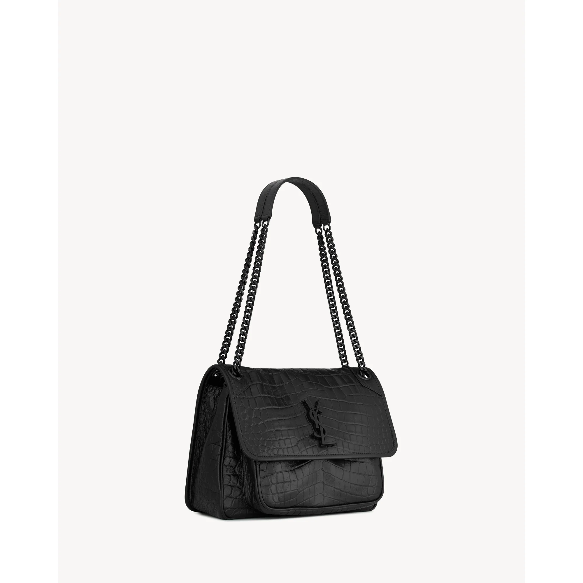Medium Niki Chain Bag - Nero - Image 5