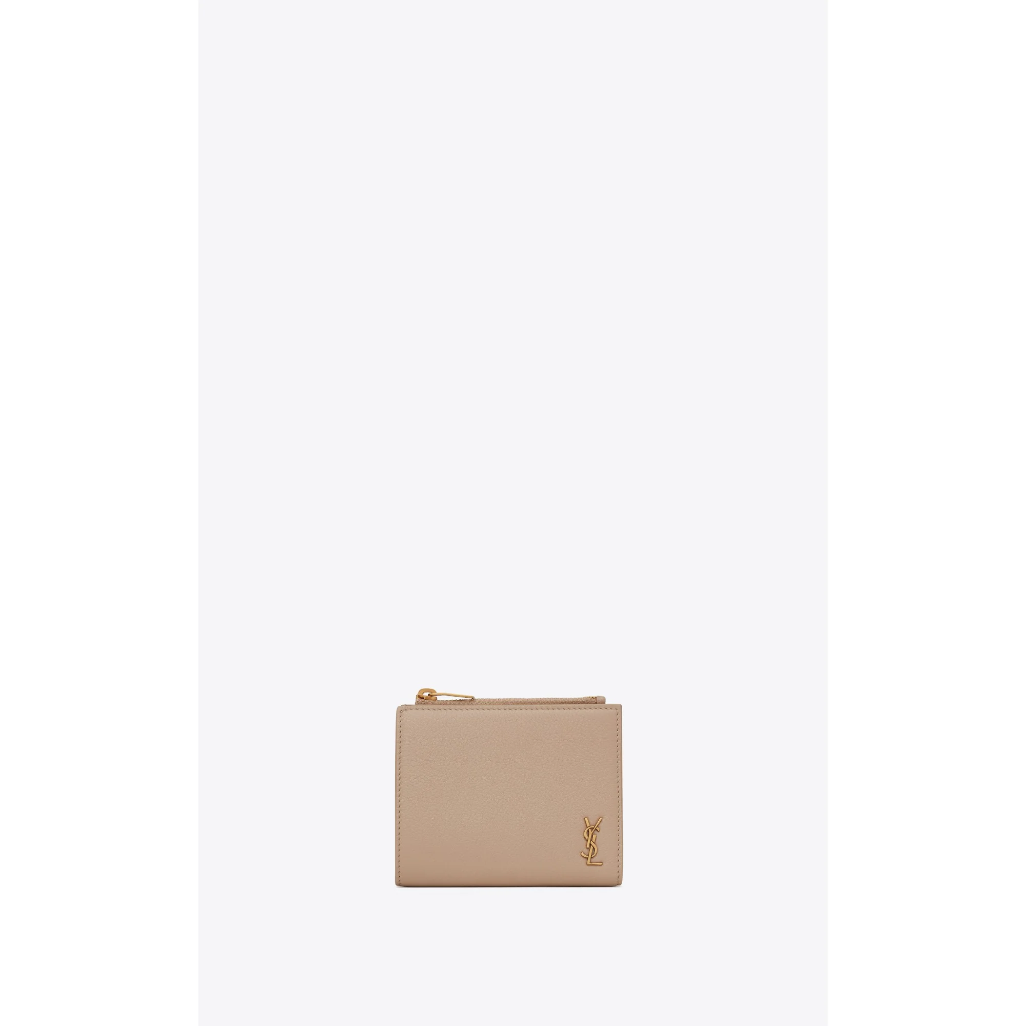 Bi-Fold Id Wallet - Dark Beige