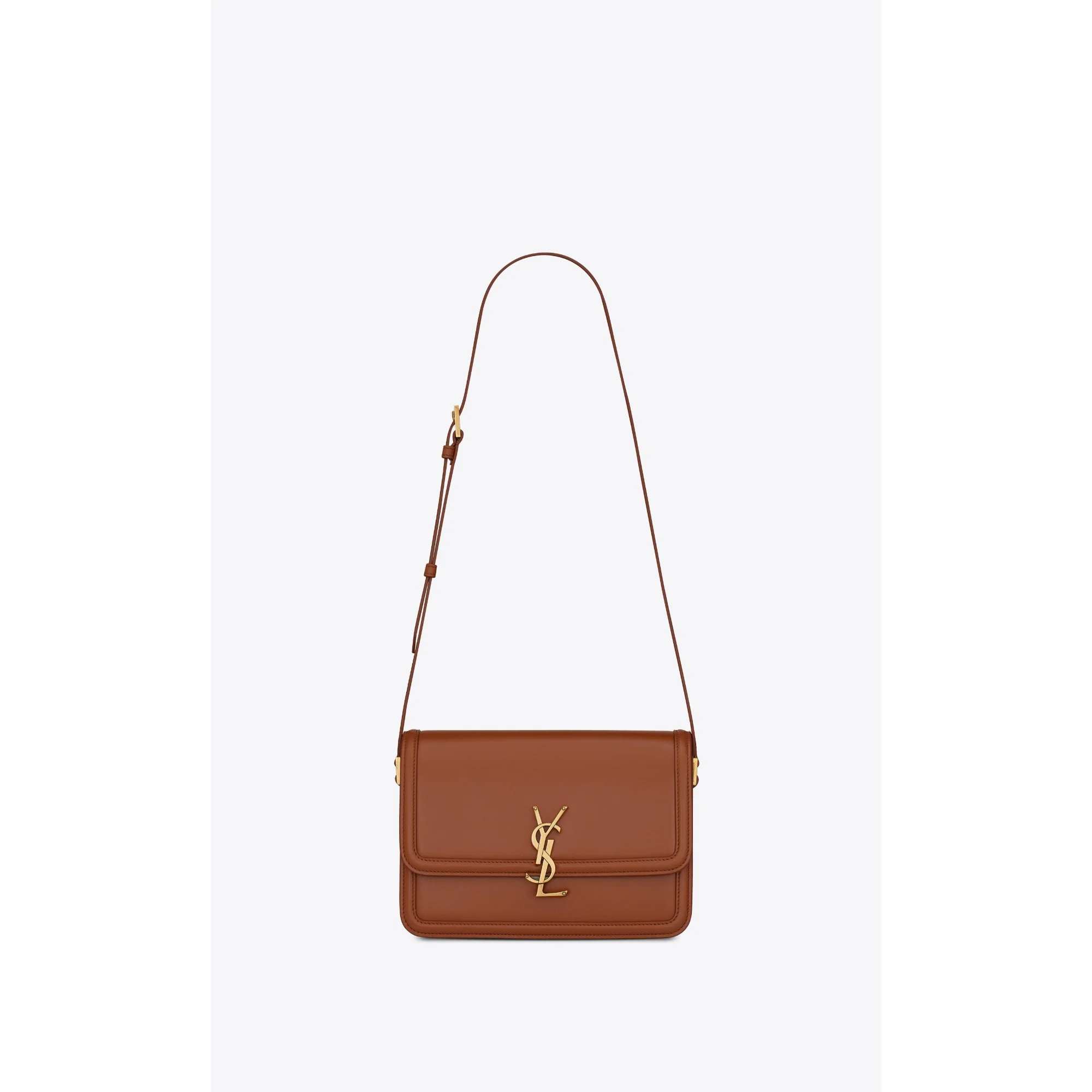Medium Solferino Satchel - Miel Dark