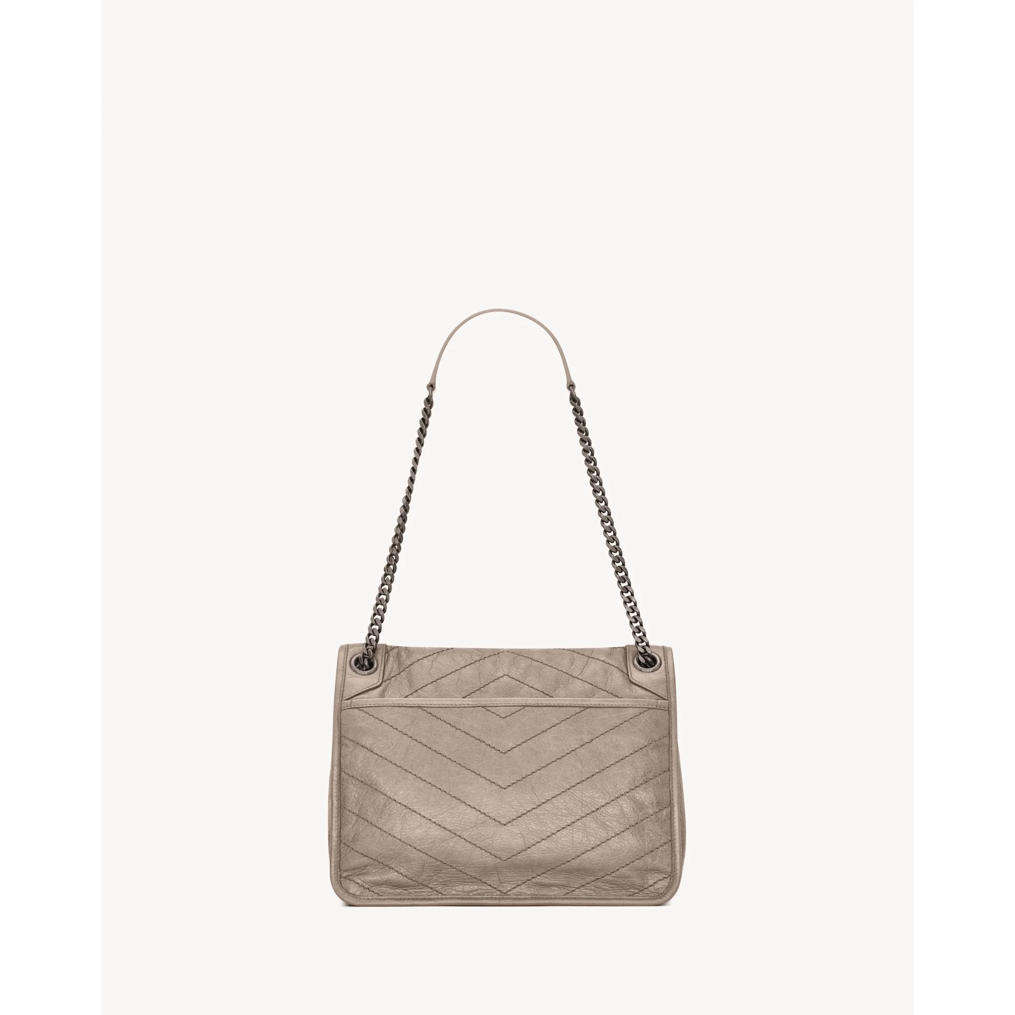 Medium Niki Chain Bag - Greyish Brown - Image 2