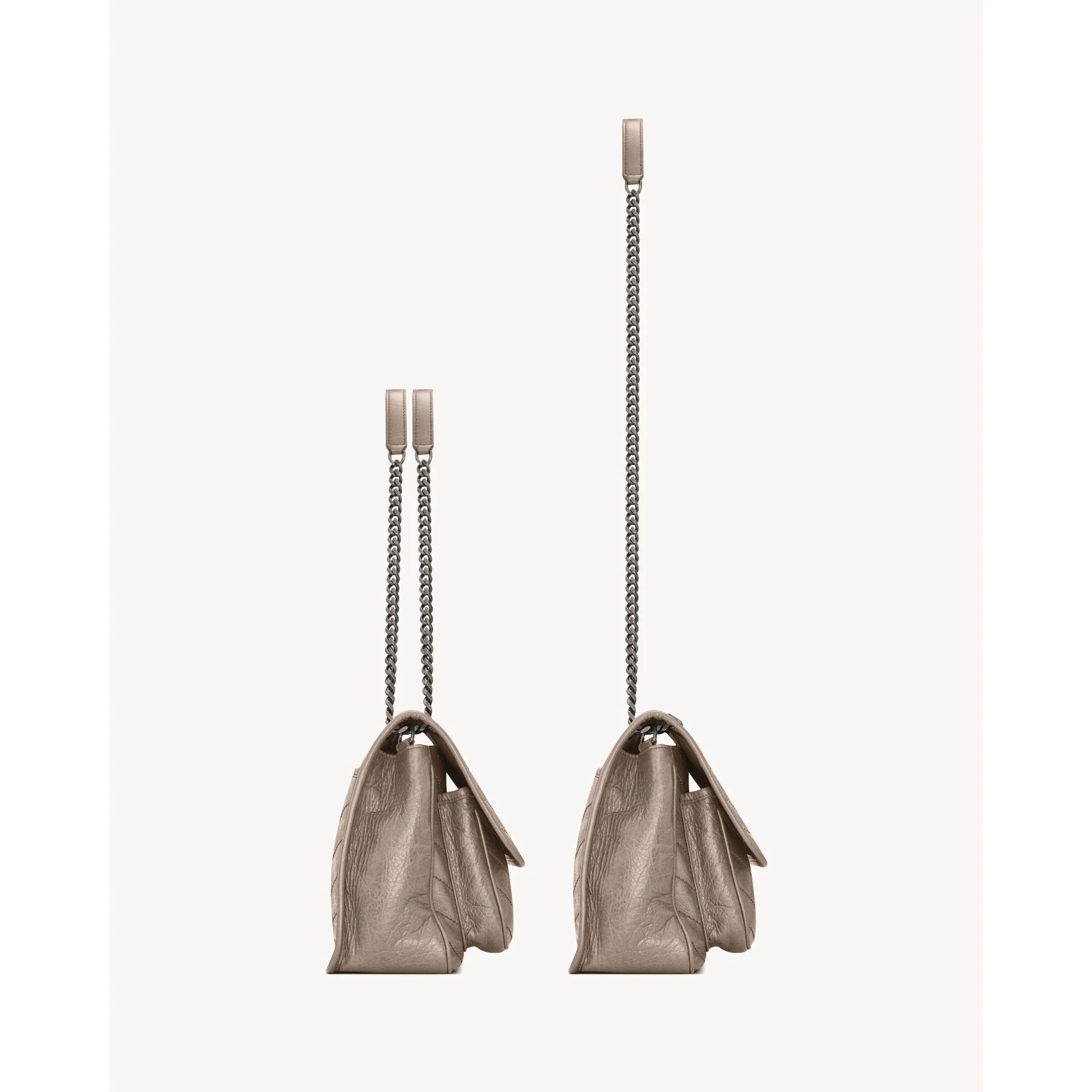 Medium Niki Chain Bag - Greyish Brown - Image 3