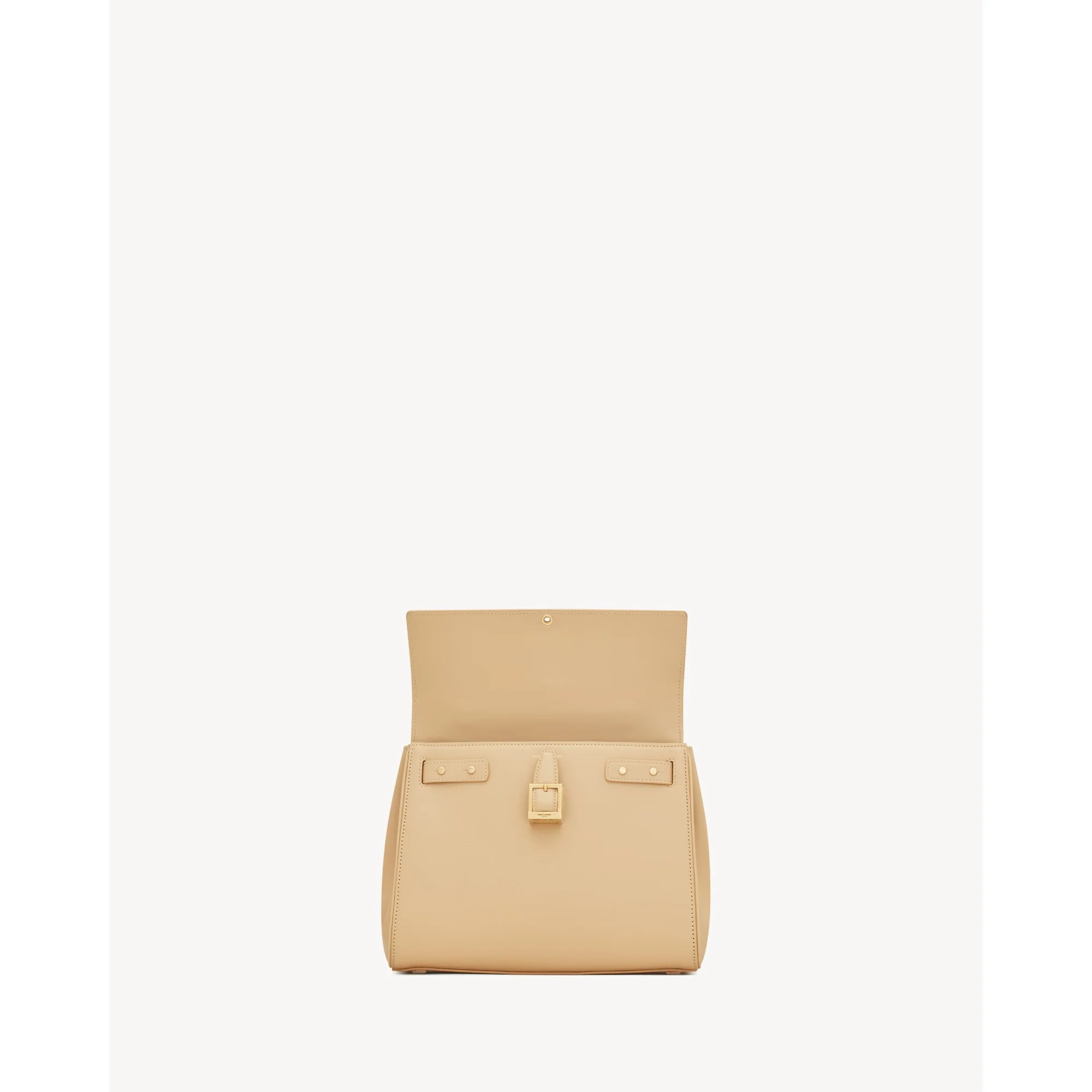 Small Le Fermoir Top Handle - Avorio - Image 5