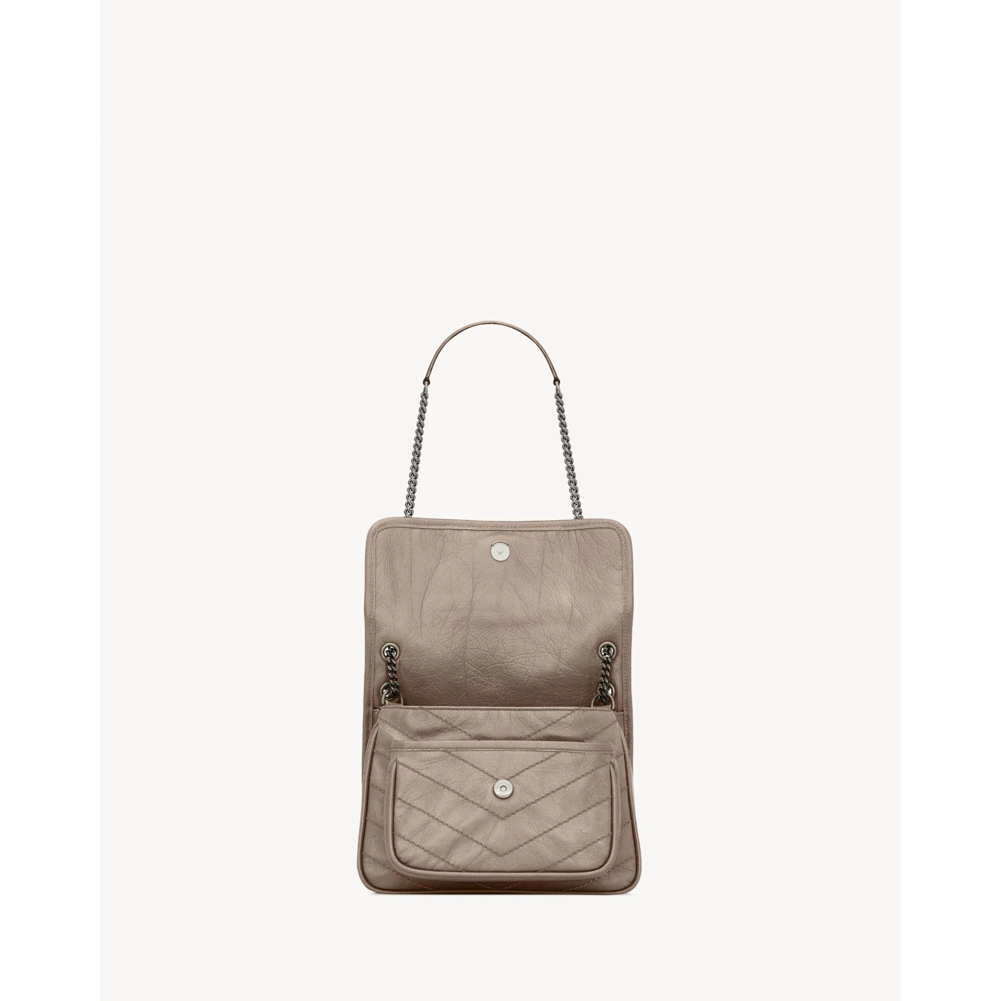Baby Niki Chain Bag - Greyish Brown - Image 4