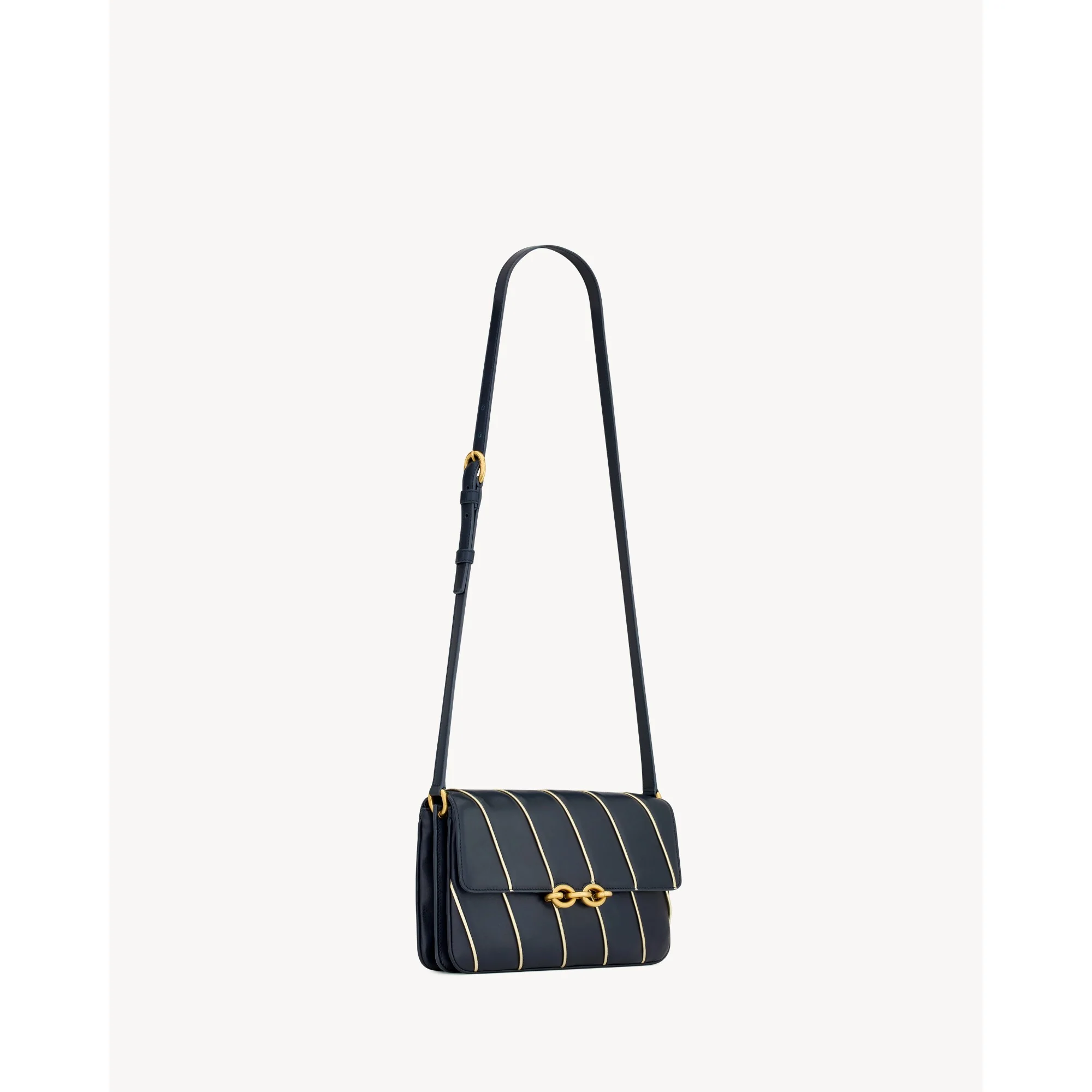 Le Maillon Satchel - Deep Marine/Platinum - Image 6